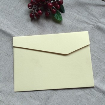 100pcs/lot DIY 17.5*12.5cm 250g Pearlescent Paper Card High-grade Wedding Color Retro Golding Envelope Toy A181