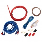 1500W Wire Cable Kit Pure Copper Durable Amplifier Cable Car Amplifier Installation Kits Amplifier Wire Automotive Speaker