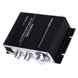 2 Ch Output Power Amplifier RMS 20W LP-2020A HiFi Digital Mini Audio Stereo Amplifiers 20Wx2 For Car Motorcycle Boat