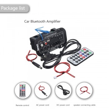 5 Inch Multi-Functional TF Card Home Car Subwoofer Sound Amplifier For Speakers Car Audio Digital Bluetooth HiFi Bass Power AMP