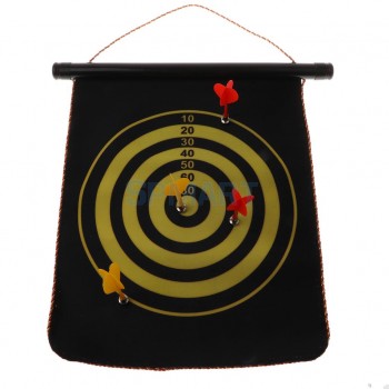 Kids Magnetic Dart Board Set, includes an 12inch dartboard and 2 lightweight magnetic darts
