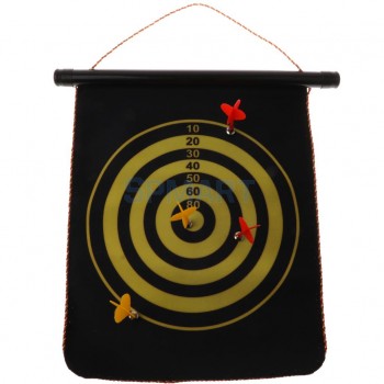 Kids Magnetic Dart Board Set, includes an 12inch dartboard and 2 lightweight magnetic darts