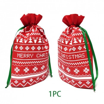 Festival Candy Bag Decoration Handbag Drawstring Kids Cute Sugar Lightweight Christmas Home Gift