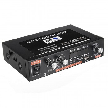 12V 220V 2-channel HiFi Stereo Audio Car Amplifier Car Audio Bluetooth 2 Channel Digital Powerful Car Amplifier for Subwoofer