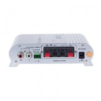 Car Amplifier 12V Mini Hi-Fi 2.1 Car Amplifier MP3 MP4 Stereo Player Audio Auto Sound Amplifier Subwoofer
