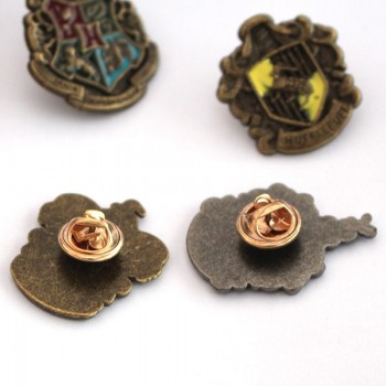 5pcs/set Hogwarts Magical School Badge Set Harri Potter Pin Brooch Gryffindor/Ravenclaw/Slytherin Badge Collection Gift for Kids