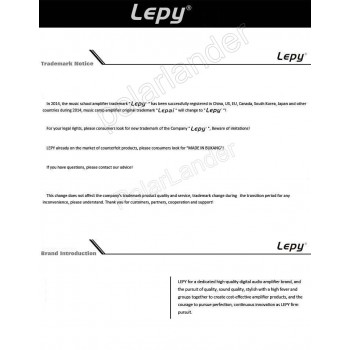 Lepy LP168S 12V Power Subwoofer 2.1 Channel Auto Audio Bass Output HiFi Stereo Sound WithAUX Function Car Amplifier Loud Speaker