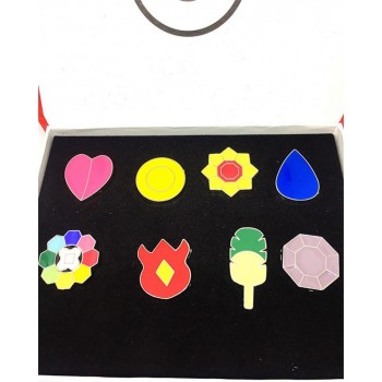 7pcs  Badge Animation Game Accessories Beautifully Boxed Dripping Brooch Set