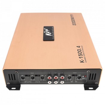 2000W High Power Class AB Digital 4 Channel Aluminum Alloy Car Stereo Amplifier Auto Stereo Amplifiers