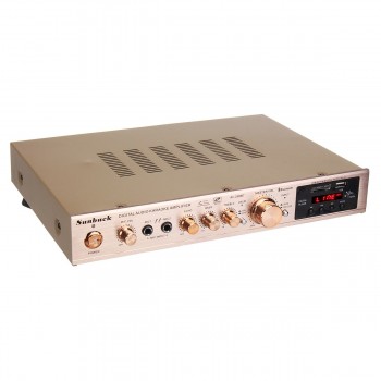 720W 5 Channel Home Digital Audio Amplifier Auto Car AV HiFi Class Power Amplifiers Stereo Sound FM Radio Player Aluminum Alloy