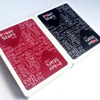 1 Sets/Lot Texas Holdem Plastic playing card game poker Waterproof and dull polish star Board Black Grownups
