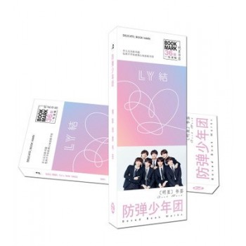 180pcs BTS Bangtan Boys Postcard with Stickers Love Yourself Photo Version Bookmark HD Photocard Army Gift K-POP Collection Toys