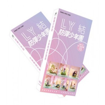 180pcs BTS Bangtan Boys Postcard with Stickers Love Yourself Photo Version Bookmark HD Photocard Army Gift K-POP Collection Toys