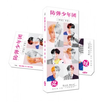 180pcs BTS Bangtan Boys Postcard with Stickers Love Yourself Photo Version Bookmark HD Photocard Army Gift K-POP Collection Toys