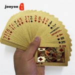 New Creative Playing Cards 24k Gold Foil Paper Gold Playing Cards jooyoo