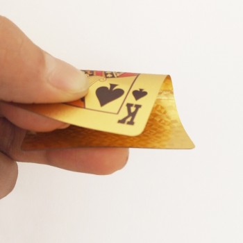 New Creative Playing Cards 24k Gold Foil Paper Gold Playing Cards jooyoo