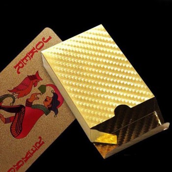 New Creative Playing Cards 24k Gold Foil Paper Gold Playing Cards jooyoo