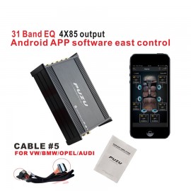 2018 New arrival digital Car DSP Amp car audio upgrade system P31 with bluetooth 4X85W for BMW VW  opel Audi car audio sound amp