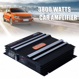 Mayitr 1pc C-236 3800W 12V Car Audio Amplifier 2 Channel Powerful Low Pass Filter Car Amplifier Bass AMP Aluminum