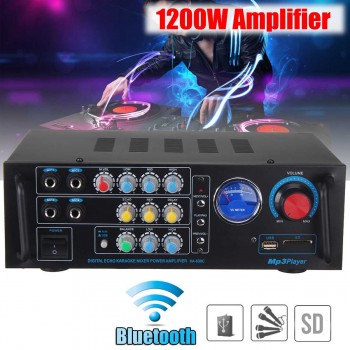 1200W Sound Amplifier for Speakers Subwoofer Car Audio Car Amplifier Equalizer Stereo Amplifier for Cars Subwoofer In The Car