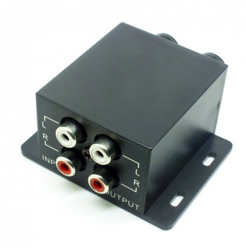 Car Auto Power Amplifier Audio Regulator Bass Subwoofer Equalizer Crossover Controller 4 RCA Adjust Line Level Volume Amplifier