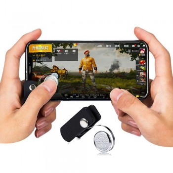 Clip-on Touch Screen Universal Mobile Phone Game Controller Joysticks