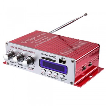 Kentiger HY - 400 Stereo Car Amplifiers Super Bass Audio Digital Player Hi-Fi Power Amplifier Radio MP3 Speaker Remote Control