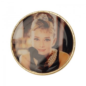 PIKAALAFAN   European and American stars Audrey Hepburns gold plated commemorative COINS Collecting COINS