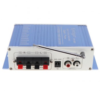 Hi-Fi Mini Digital Motorcycle Auto Car Stereo Power Amplifier Sound Mode Audio Music Player for iPod USB MP3 FM SD Jack Input