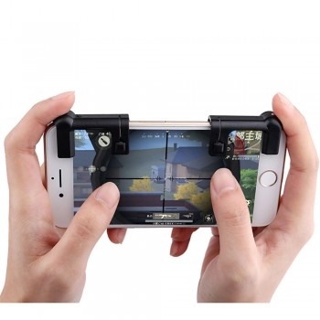 2Pcs/Set Clip-on Touch Screen Mobile Phone Game Control Joysticks with Fire Button