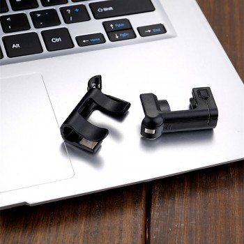 2Pcs/Set Clip-on Touch Screen Mobile Phone Game Control Joysticks with Fire Button