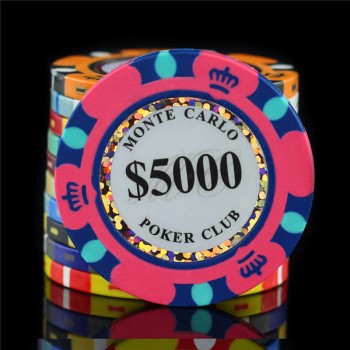 New quality Chip Box 14g Clay Chips Set Metal Texas Holdem Poker Chips Casino Coins Poker Club Accessories