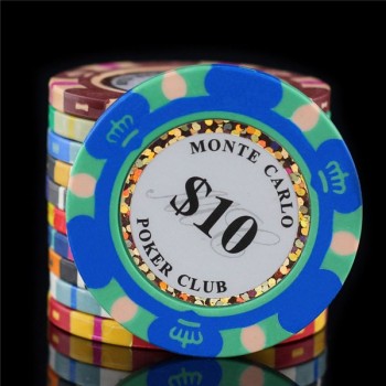 New quality Chip Box 14g Clay Chips Set Metal Texas Holdem Poker Chips Casino Coins Poker Club Accessories