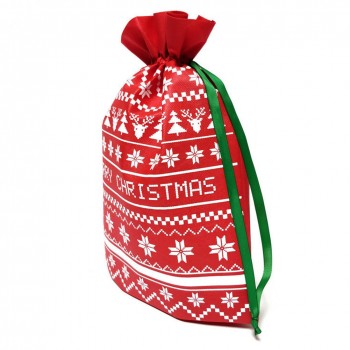 Sugar Lightweight Christmas Drawstring Festival Cute Home Candy Bag Gift Decoration Kids Handbag