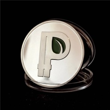 P Letter Coin Green Leaves BTC Lettering Special Gold-Plated Coin Commemorative Coin Bitcoin COINS