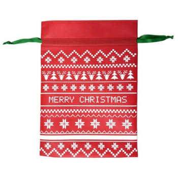 Handbag Drawstring Kids Cute Festival Home Decoration Gift Christmas Candy Bag Lightweight Sugar