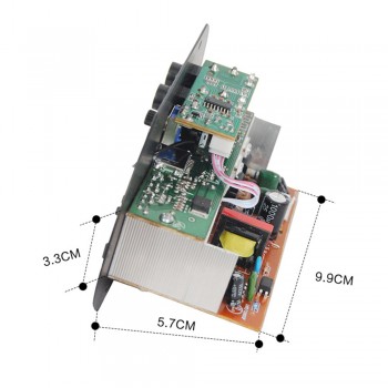 AOSHIKE Subwoofer Amplifier Board 12V 220V 30W Dual Microphone Bluetooth Amplifier Audio Board  Car Home Theater Sound System