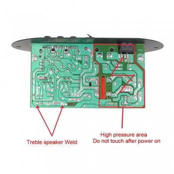 AOSHIKE Subwoofer Amplifier Board 12V 220V 30W Dual Microphone Bluetooth Amplifier Audio Board  Car Home Theater Sound System