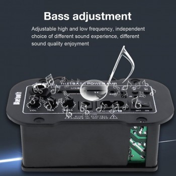 5 Inch HIFI Bluetooth Car Audio Power Amplifier FM Stereo Radio Player Support MIC SD USB DVD MP3 Input for Auto Motorcycle Home