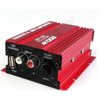 2channel MA150 500W HiFi digital power amplifier 12V stereo audio CD DVD MP3 USB car amplifier for Motorcycle amp;Car