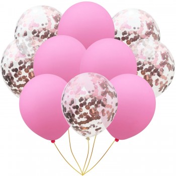 10pcs/pack Inflatable Ball Toy 10 inch Birthday Wedding Pink Rose Gold Balloon Toy Inflatable Cartoon Hat Children Party Toy Hat