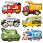 Car fire truck Balloons Party Baloons  Party Decorations Foil Ballon Birthday Party Decor Kids cartoon hat