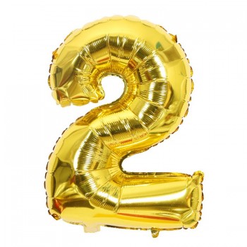 32inch 0-9 Large Helium Digital Air Ballons Foil Children Birthday Party Toys Silver Gold Rose Color Party Kids Cartoon Hat Toys