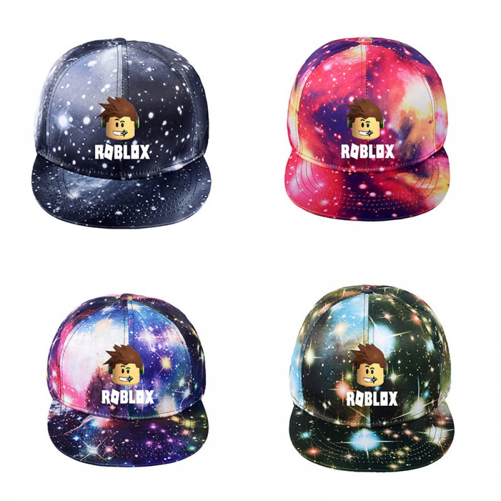 Kids Trendy Summer Caps Hot Game Roblox Printed Cap Unisex Casual Hats Boys Girls Hats Childrens Parties Toy Hats Birthday Gift