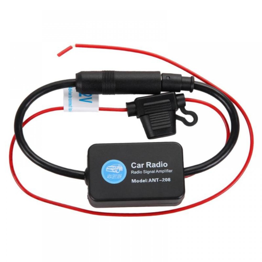 Car Amplifier Radio FM Antenna Signal ANT-208 Car Auto FM/AM Booster Windshield Mount Antenna Aerials Automobile Radio