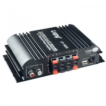 LP-168S 2.1 Channel Car Subwoofer Sound Amplifier For Speakers 3.55MM Audio Wired 168S Mini Hi-Fi Stereo High Low Converter