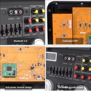 Aoshike Bluetooth Charging Card MP3 Decoder Board Module FM AUX Multi-function Audio Equipment For Car Amplifier