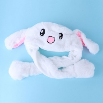 Hot Novelty Magic Rabbit Hat With Moving Ear Plush Toy Gift Kids Toy Party Photo