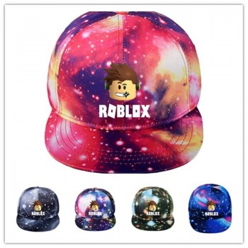Kids Summer Caps Hot Game Roblox Printed Stylish Cap Boys Casual Hats Girls Hats Childrens Action Toy Hats Birthday Party Gift
