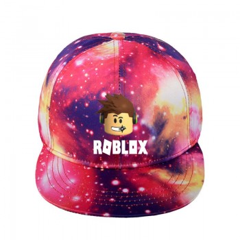Kids Summer Caps Hot Game Roblox Printed Stylish Cap Boys Casual Hats Girls Hats Childrens Action Toy Hats Birthday Party Gift